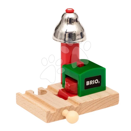Kiegészítő elem vonatpályához Magnetic Bell Signal BRIO mágneses jelzőcsengő 3 évtől BRIO7549