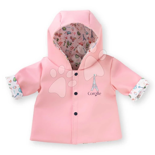 Esőkabát játékbabára Reversible Rain Coat A Weekend in Paris Mon Premier Poupon Corolle 30 cm babának 18 hó-tól CO111070
