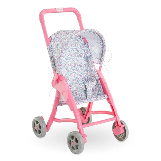 Sport babakocsi dönthető napellenzővel Flowered Stroller Corolle 30 cm babának 18 hó-tól CO111180