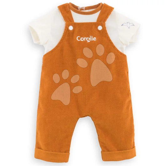 Overál Velvet Overalls & T-Shirt Bords de Loire Mon Grand Poupon Corolle 36 cm játékbabára 24 hó-tól