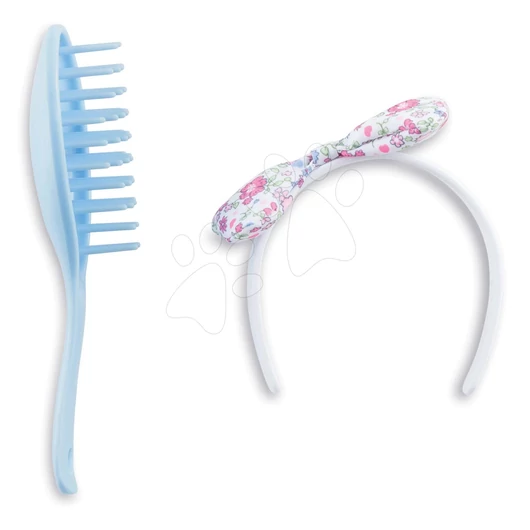 Hajpánt hajkefével Hair Brush Set Flowers Corolle 36 cm játékbaba részére 4 évtől