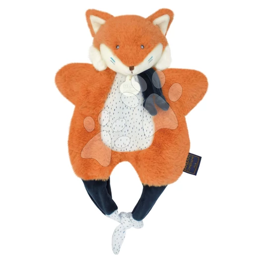 Plyšová líška na bábkové divadlo Doudou Amusette 3v1 Doudou et Compagnie oranžová 30 cm od 0 mes DC3828