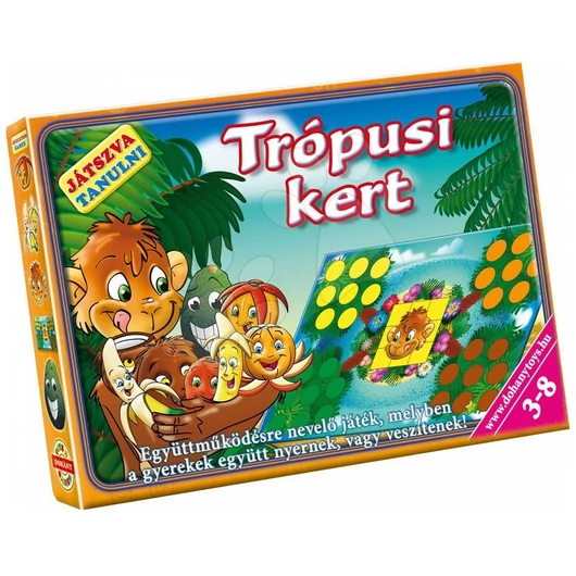 Dohány társasjáték gyerekeknek Trópusi kert 619-5
