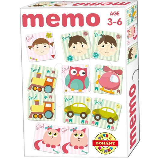 Dohány pexeso fiúval és lánnyal 637-6