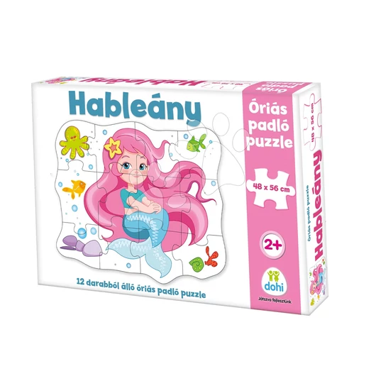 Padló puzzle hableány Dohány óriás 12 drb 24 hó-tól