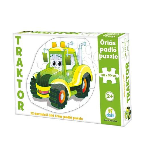 Padló puzzle traktor Dohány óriás 12 drb 24 hó-tól
