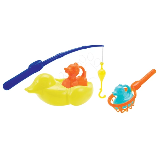 Horgász kacsa család The Duck Family Écoiffier horgászbottal és 2 kiskacsával 18 hó-tól