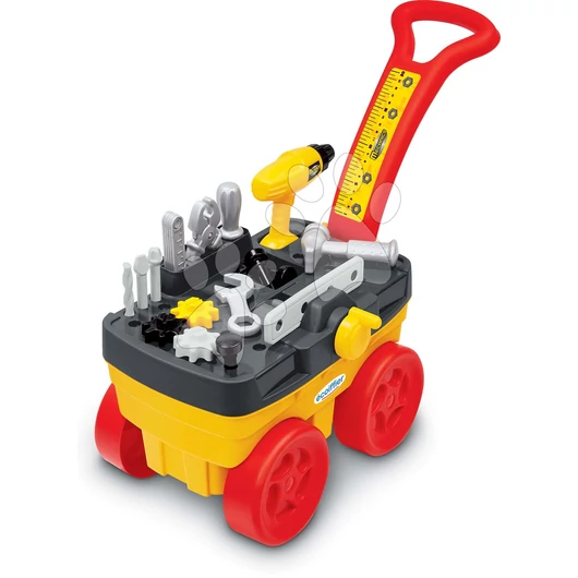Húzható szerszámos kiskocsi Mecanics Trolley Écoiffier szerszámokkal 19 részes 18 hó-tól