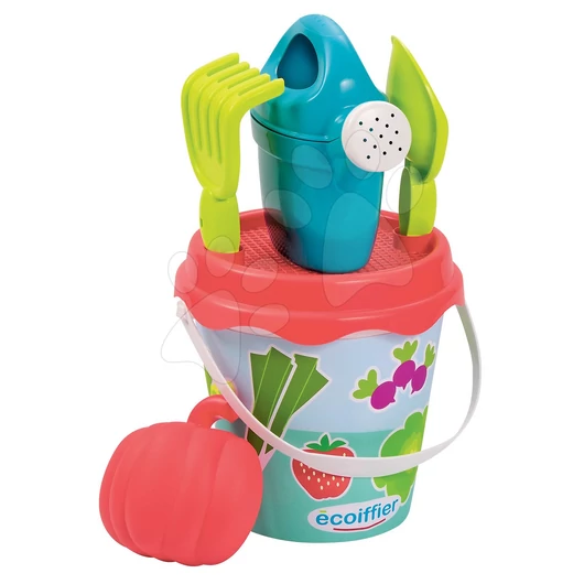 Vödör szett tökkel Garden&Seasons Écoiffier locsolókanna, 6 részes 18 hó-tól