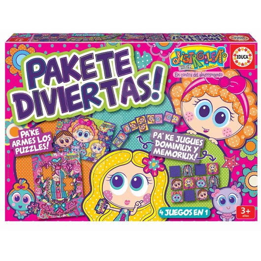 Puzzle, dominó és pexeso Distroller Disney Superpack Educa 