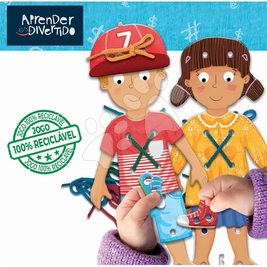 Kreatív alkotás Aprender es divertido vísteme Educa Öltöztesd fel a figurádat 39 kiegészítő 4 évtől EDU19326