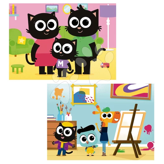 Puzzle Milo Educa 2x48 darabos 4 évtől EDU19542