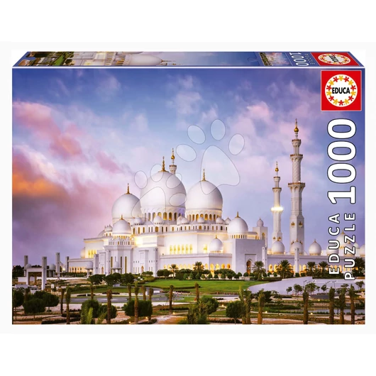 Puzzle Sheikh Zayed Grand Mosque Educa 1000 darabos és Fix ragasztó