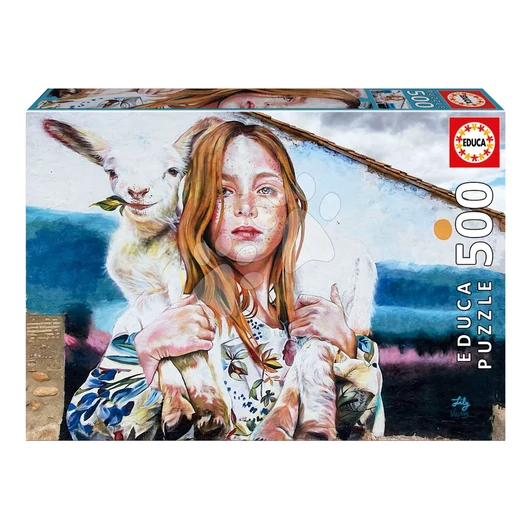 Puzzle The Shepherdess Lily Brick Educa 500 darabos és Fix ragasztó 11 évtől EDU19910