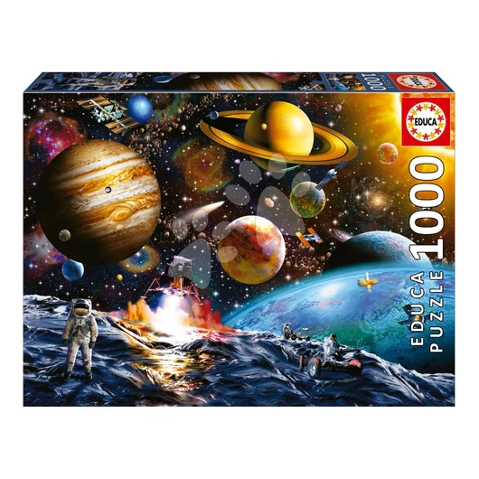 Puzzle Asteroid Mission Educa 1000 darabos és Fix ragasztó 11 évtől EDU19918