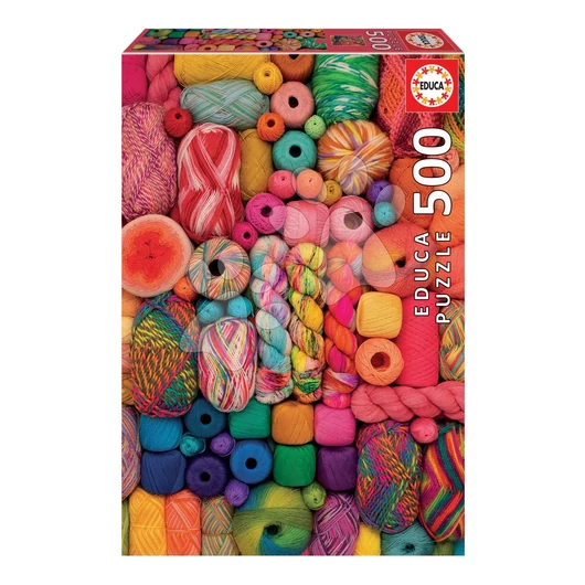 Puzzle Yarns Educa 500 dielov a Fix lepidlo od 11 rokov EDU20172