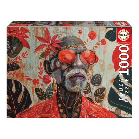 Puzzle Guardian of the Tropics Educa 1000 dielov a Fix lepidlo od 11 rokov EDU20239