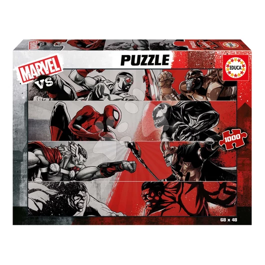 Puzzle Marvel VS Educa 1000 dielov a Fix lepidlo od 11 rokov EDU20279