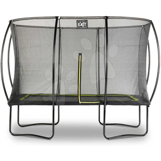 Trambulin védőhálóval Silhouette trampoline Exit Toys 214*305 cm fekete