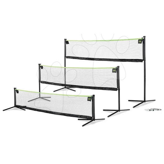 Többfunkciós háló labdajátékokhoz adjustable sport net Exit Toys 155*300 cm acél keret magasságilag állítható