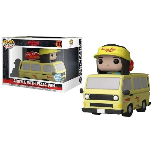 Funko Pop! Rides Super Deluxe: Stranger Things - Argyle with Pizza Van figura #113