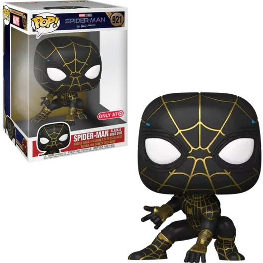 Funko POP! Jumbo: Spider-Man black & gold suit figura #921