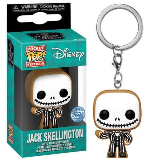 Funko POP! The Nightmare Before Christmas - Jack (Gingerbread) kulcstartó