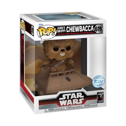 Funko Pop! Deluxe Disney: Star Wars Return of The Jedi: Jabba's Skiff: Chewbacca figura #619