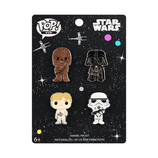 Funko POP! 4Pack Star Wars Enamel Pin kitűző