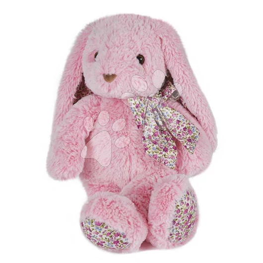 Plyšový zajac Bunny Pink Copain Calin Histoire d’ Ours v darčekovom balení ružový 40 cm od 0 mes HO2435
