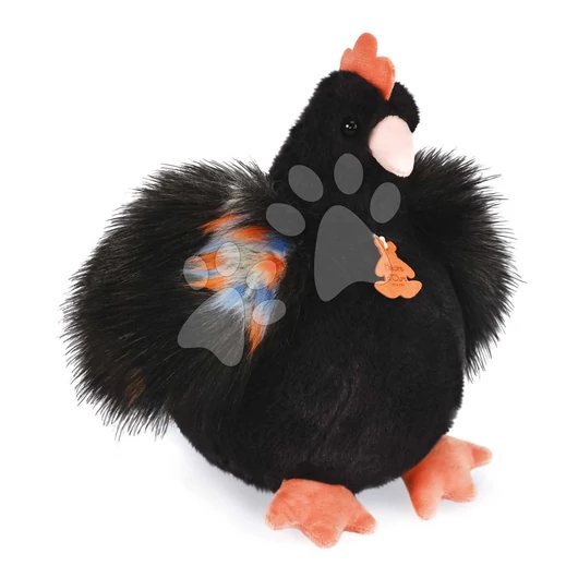 Plyšová sliepočka Les Poulettes Histoire d’ Ours čierna 28 cm od 0 mes HO3163