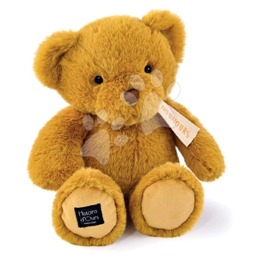 Plüss mackó Ocher Le Nounours Histoire d’ Ours narancssárga 28 cm 0 hó-tól HO3238
