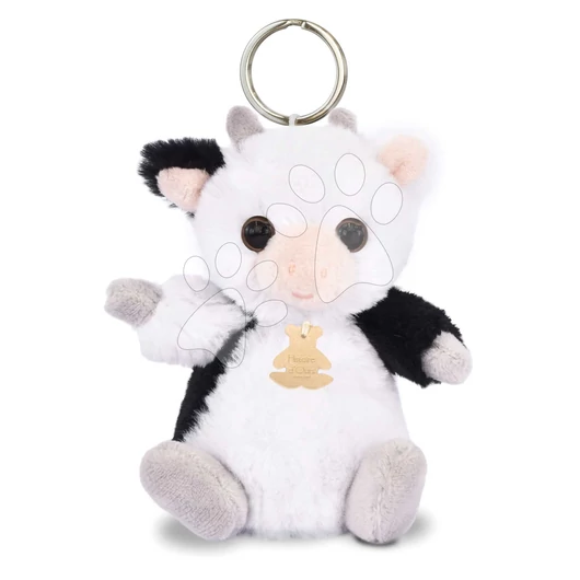 Plüss kulcstartó boci The Soft Stretch Cow Key Ring Histoire d’ Ours fekete-fehér 12 cm HO3294