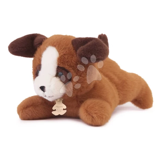 Plüss kutyus nehéz pocakkal P'tit Relax Brown Dog Histoire d’ Ours barna 22 cm 0 hó-tól HO3320