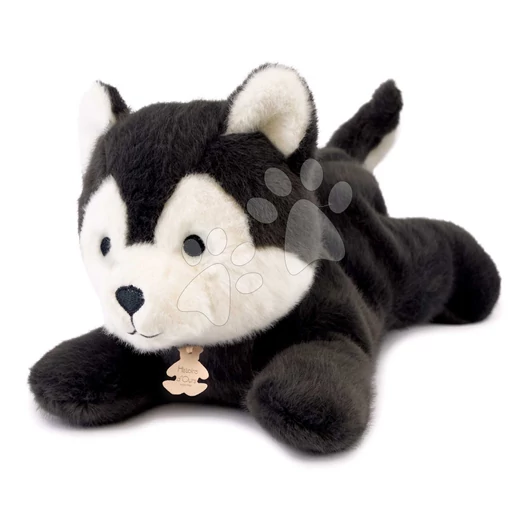 Plüss farkas nehéz pocakkal P'tit Relax Wolf Histoire d’ Ours szürke 30 cm 0 hó-tól HO3324