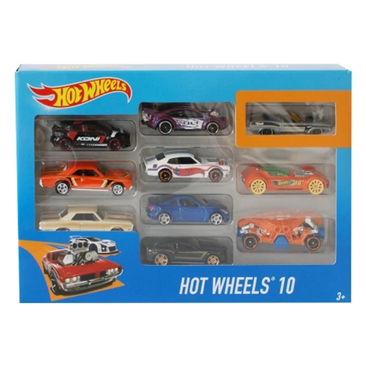 Hot Wheels kisautó szett 10db-os - Mattel