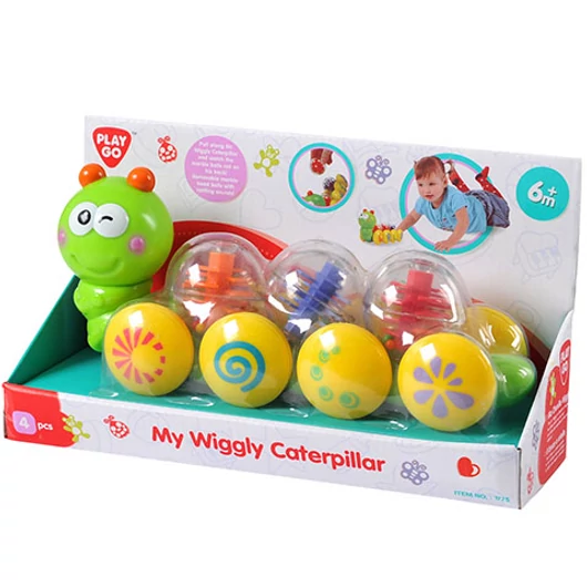 Playgo: Mókás csörgős bébihernyó