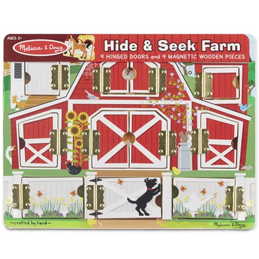 Mágneses bújócska ház fa készségfejlesztő - Melissa & Doug