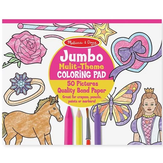 Pink Jumbo színező - Melissa & Doug