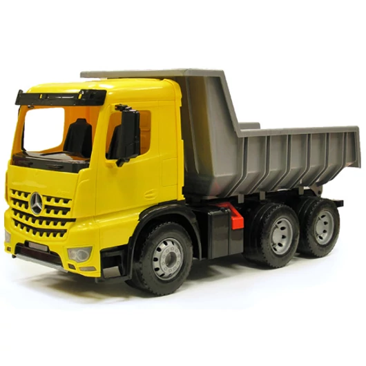 LENA: Mercedes-Benz Actros óriás dömper sárga/fekete 67cm