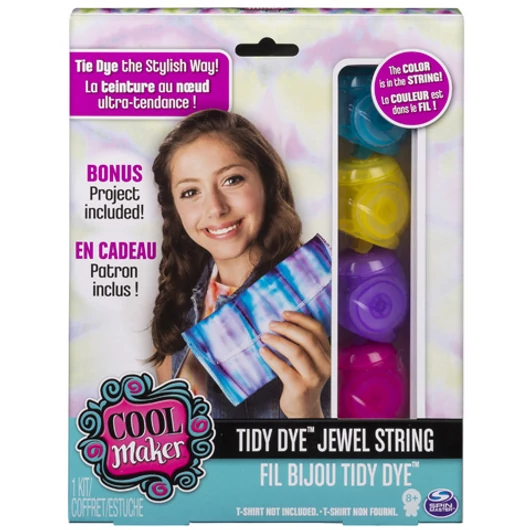 Cool Maker: Tidy Dye színes fonal készlet - Spin Master
