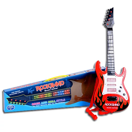 Rockband gitár fénnyel és hanggal