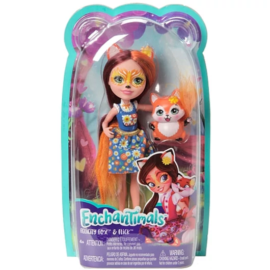 Enchantimals: Felicity Fox és Flick játékfigurák - Mattel