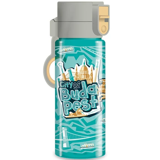 City of Budapest világoskék kulacs 475ml