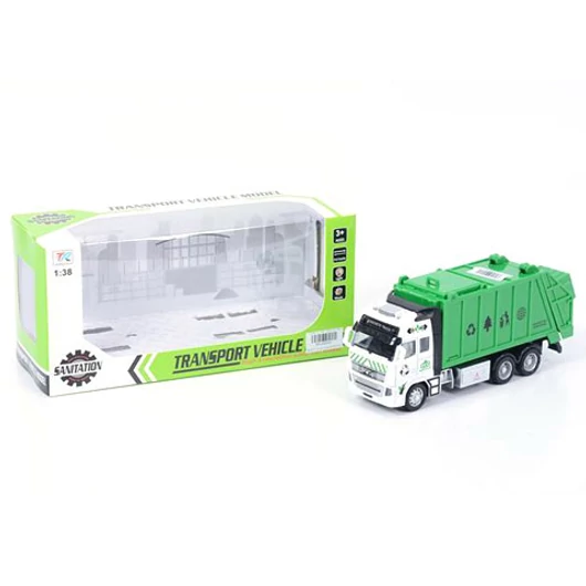 Szelektív hulladékgyűjtő kamion fénnyel és hanggal 1/38