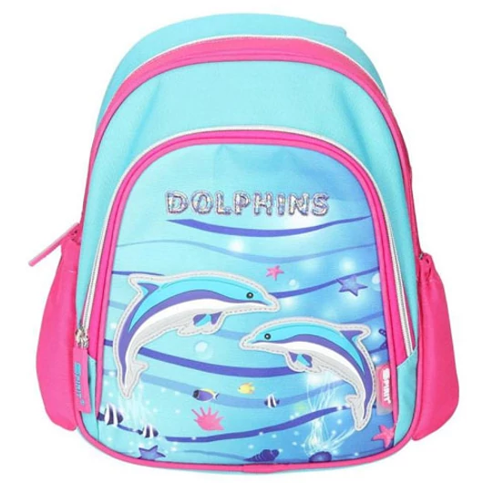 Spirit: Delfinek lekerekített iskolatáska, hátizsák 24x13x31cm