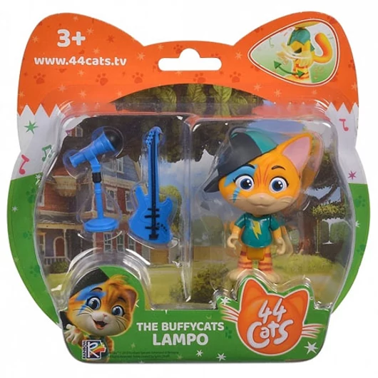 44 csacska macska: Lampo játékfigura gitárral