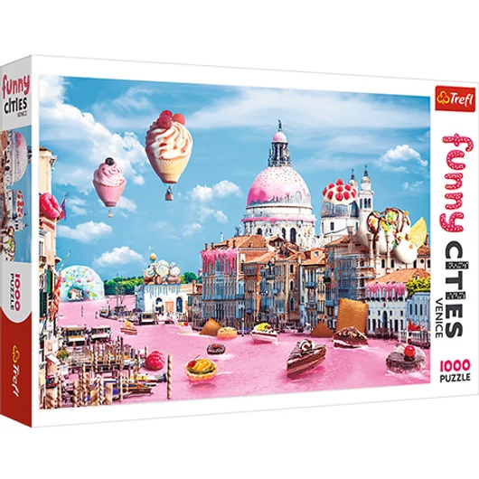 Crazy City: Édességek Velencéban 1000db-os puzzle - Trefl