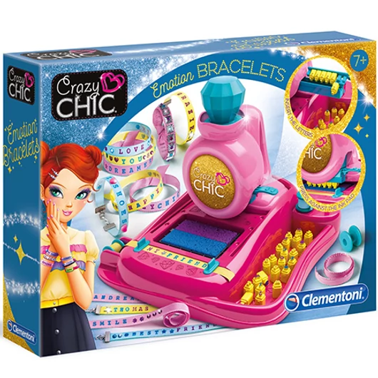 Crazy Chic Emotion karkötő készítő szett - Clementoni