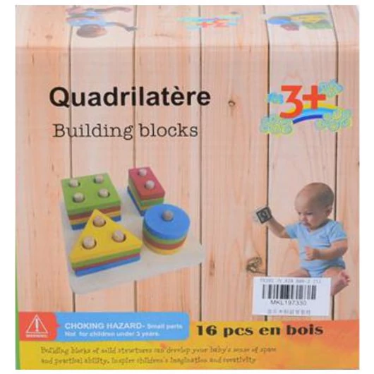 Fa formaillesztő játékszett